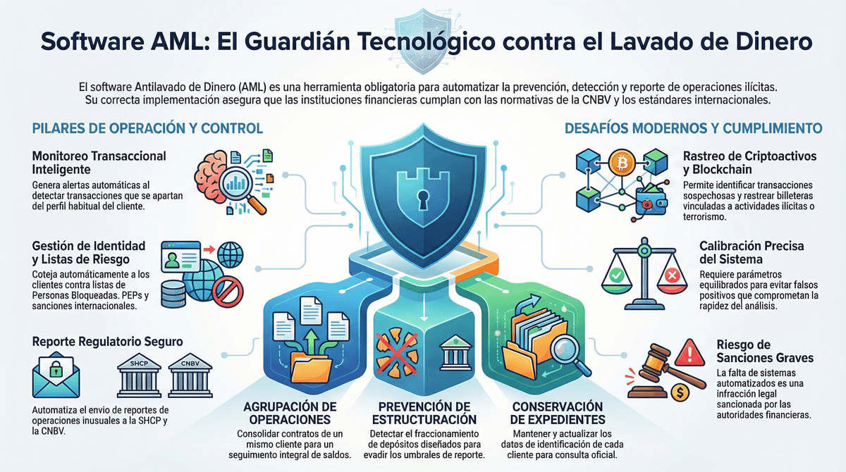 Infografia Software Antilavado de Dinero